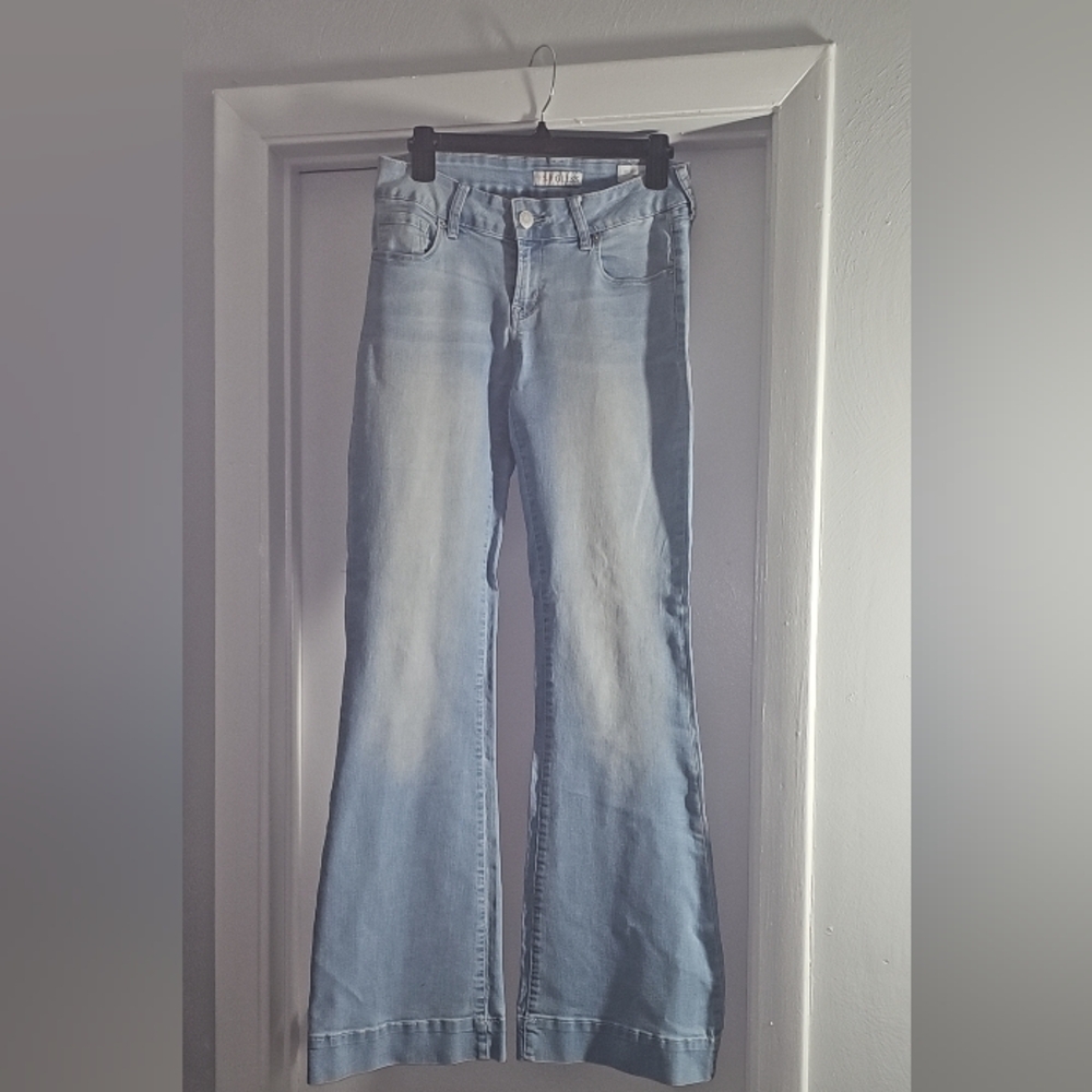 Guess Light Blue Wide Leg Jeans